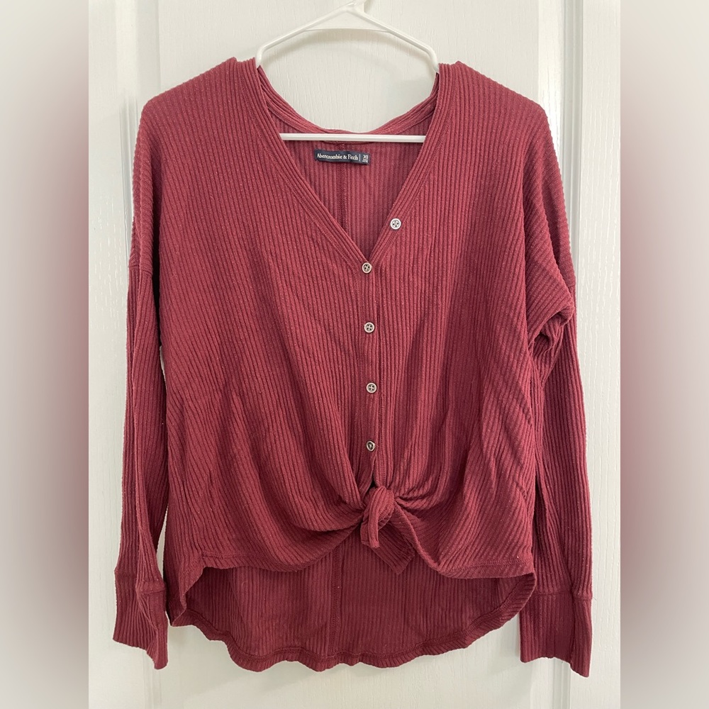 Abercrombie & Fitch  Button Up Sweater